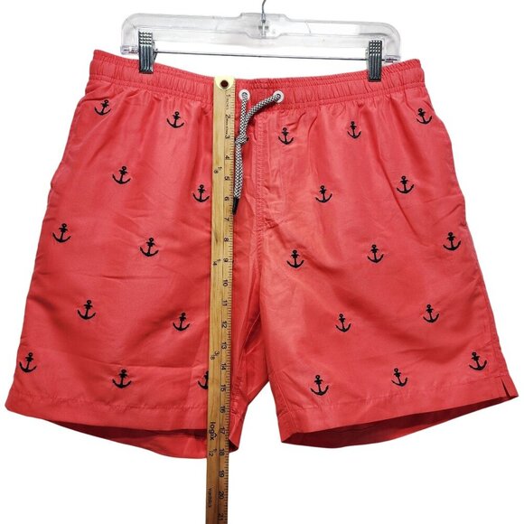 Maamgic Mens Anchor Print Swim Shorts Size Large - Picture 5 of 7